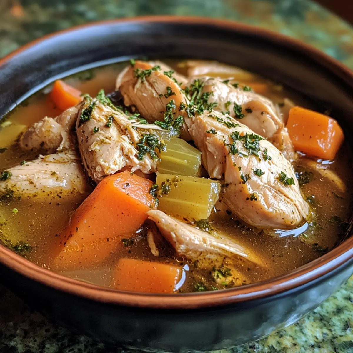Slow Cooker Herbal Chicken Stew