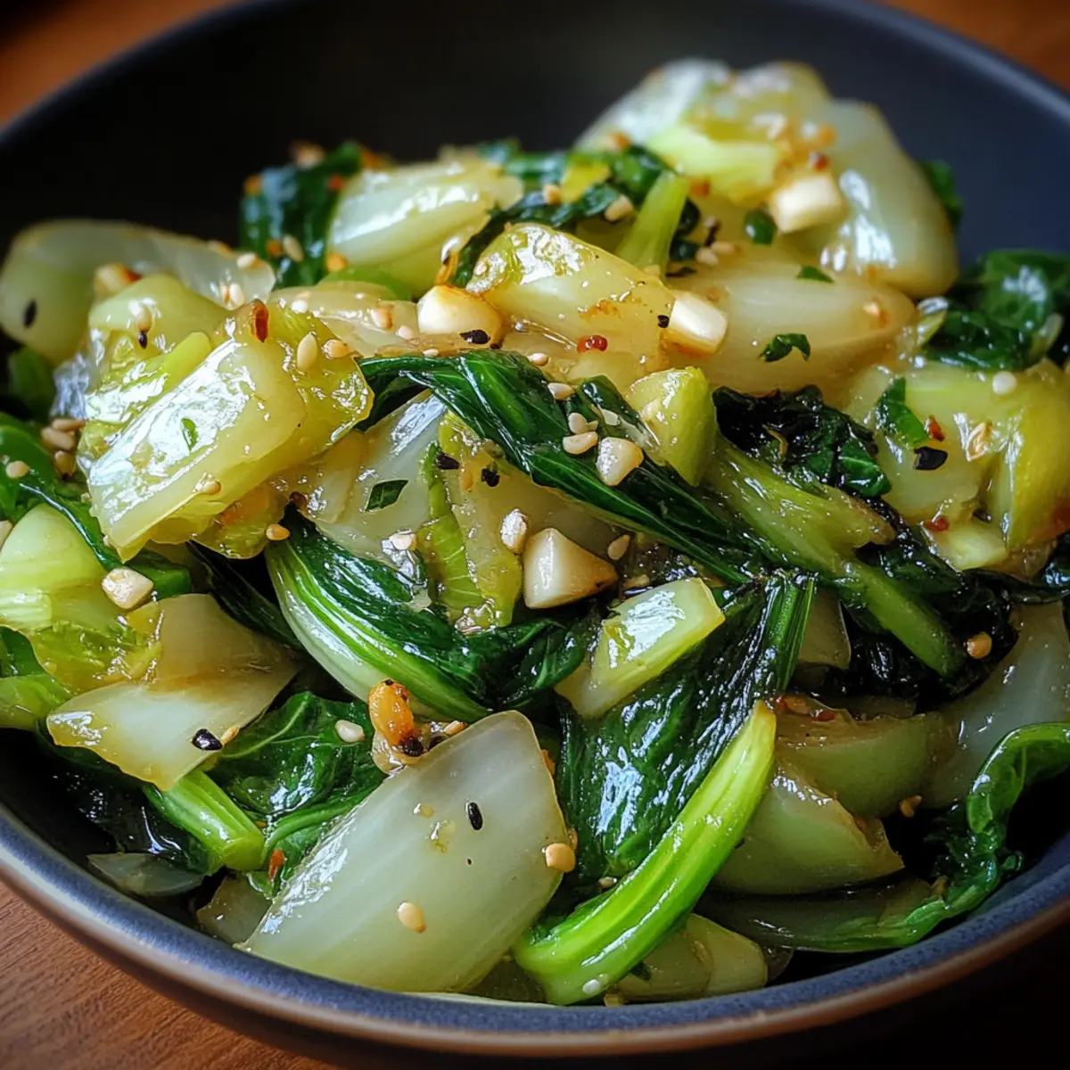 Stir-Fried Bok Choy with Garlic