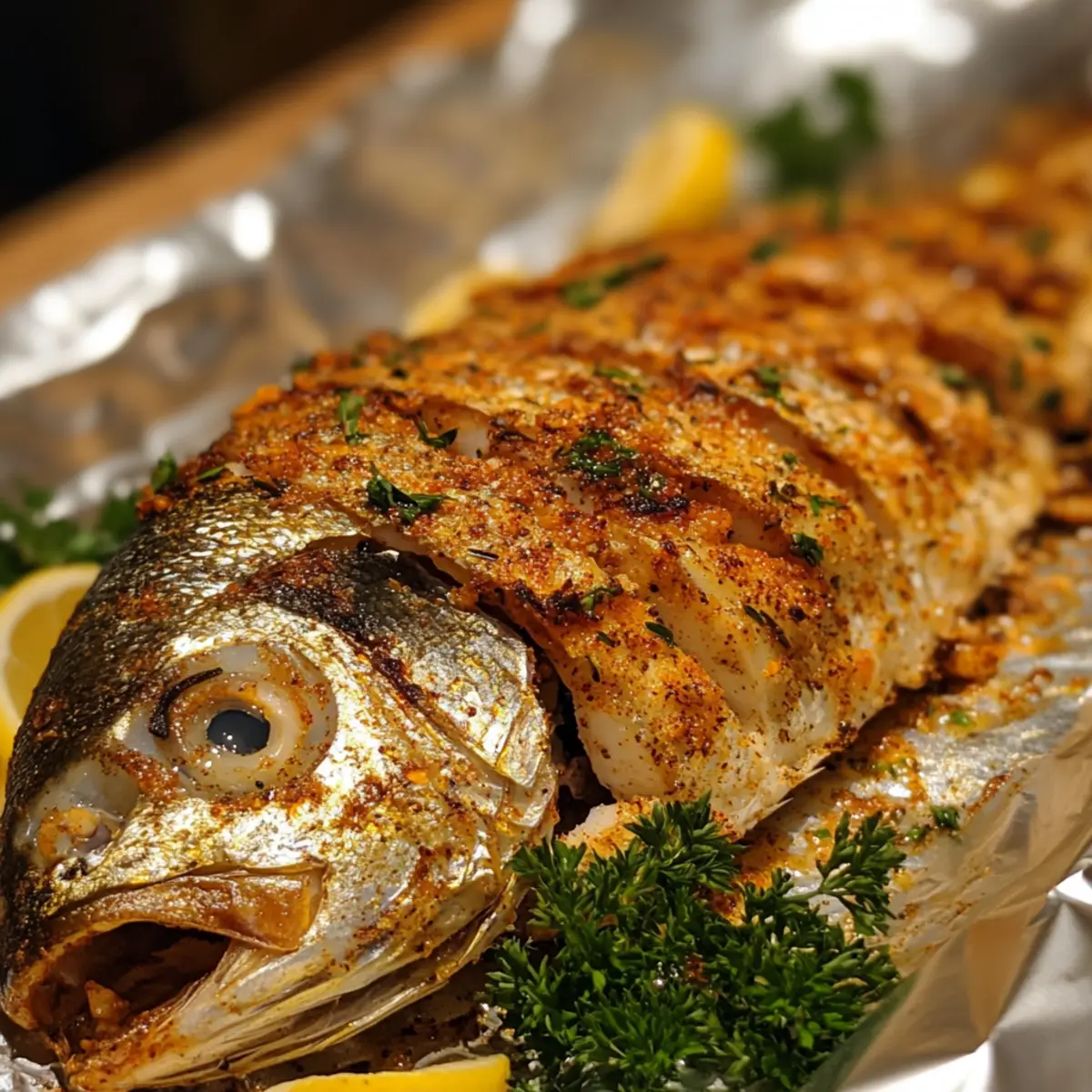 Five Spice Baked Fish