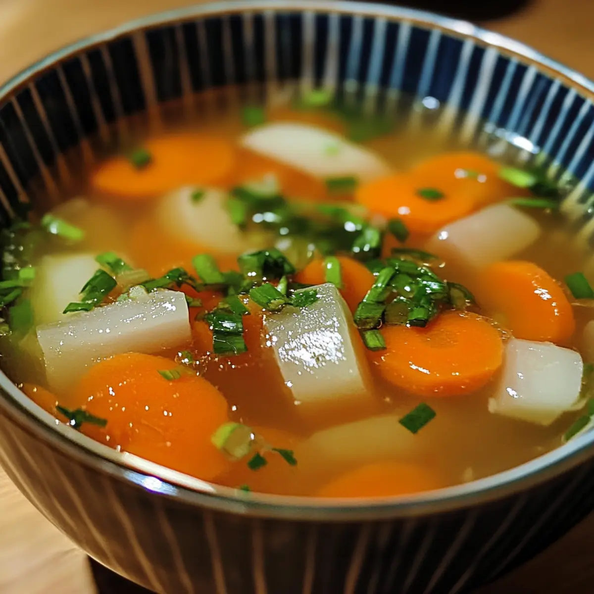Carrot Daikon Clear Soup
