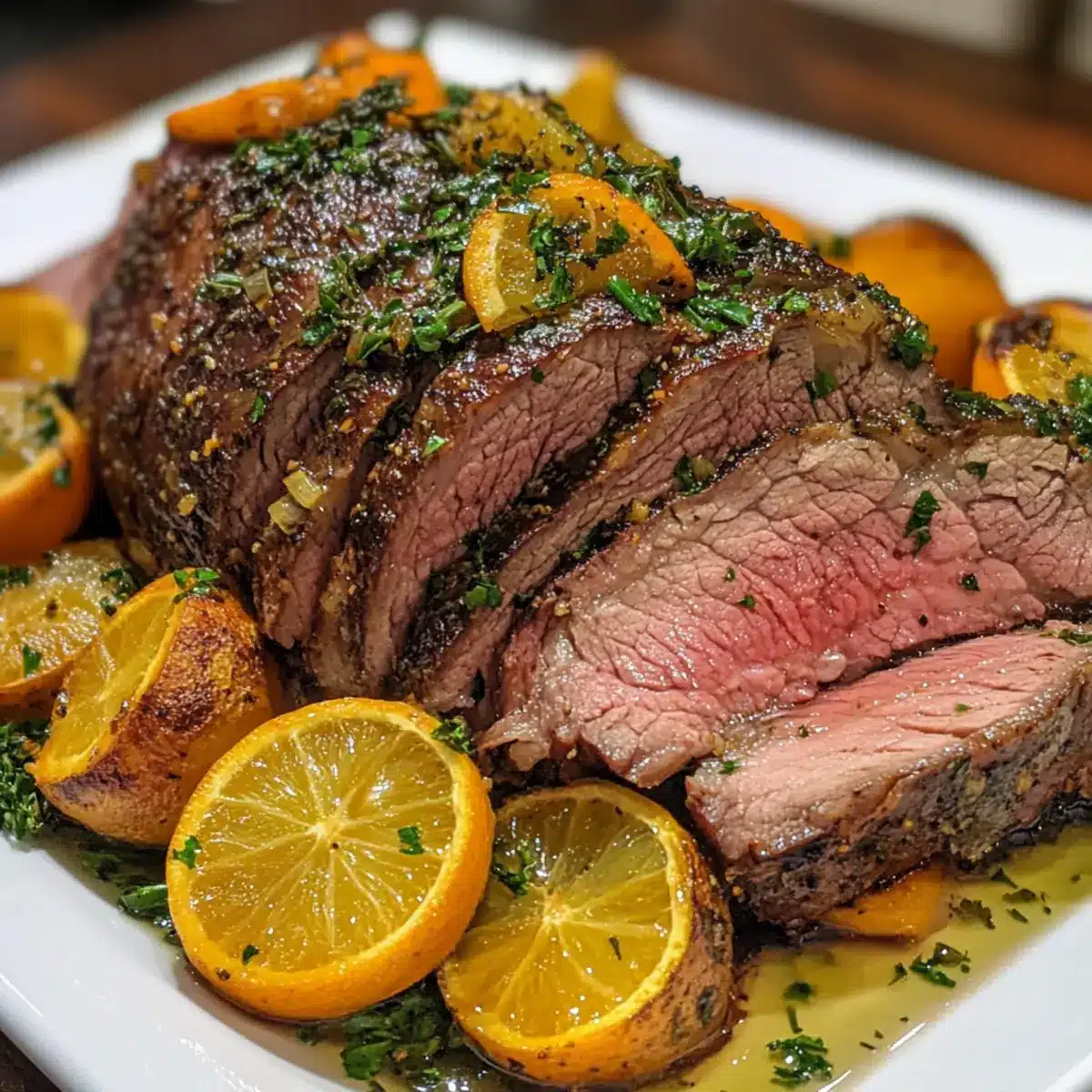 Citrus Herb Roast Beef