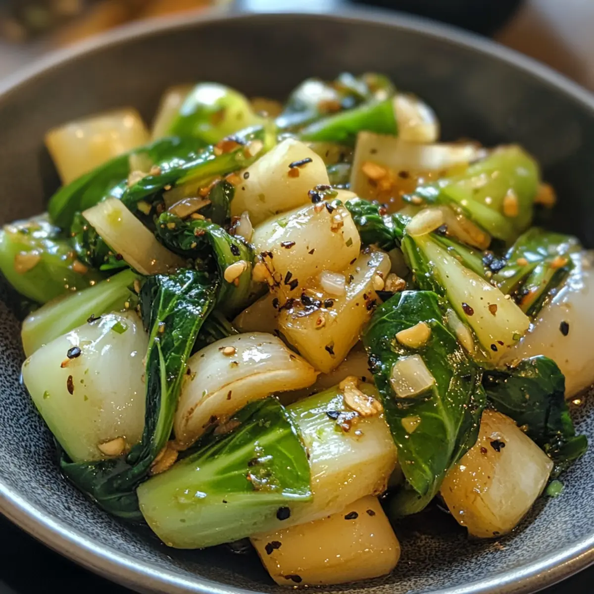 Stir Fried Bok Choy with Garlic