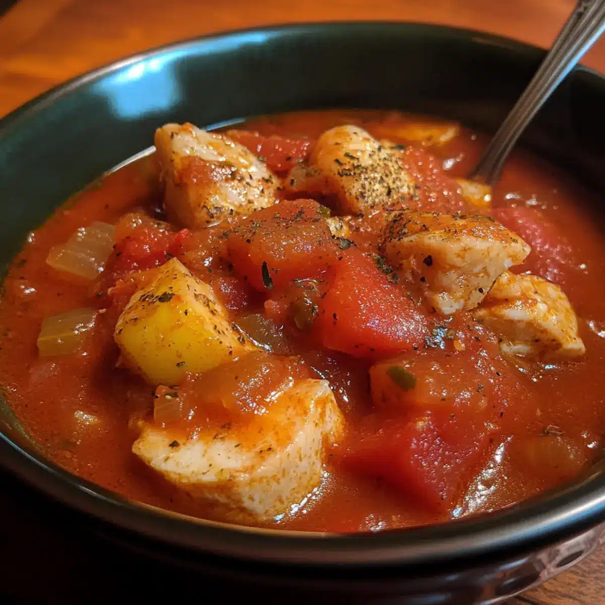 Crockpot Fish and Tomato Stew