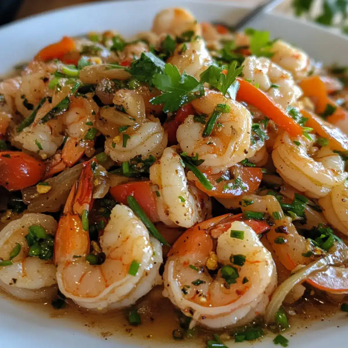 Phuket Garlic Shrimp Stir Fry