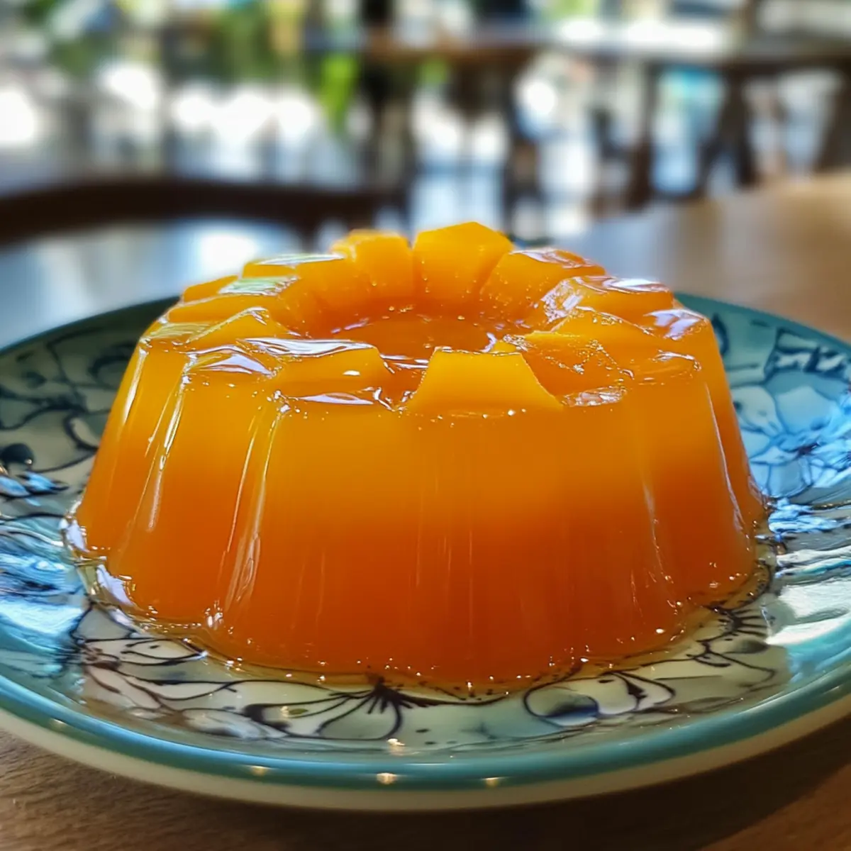 Thai Mango Gelatin Dessert