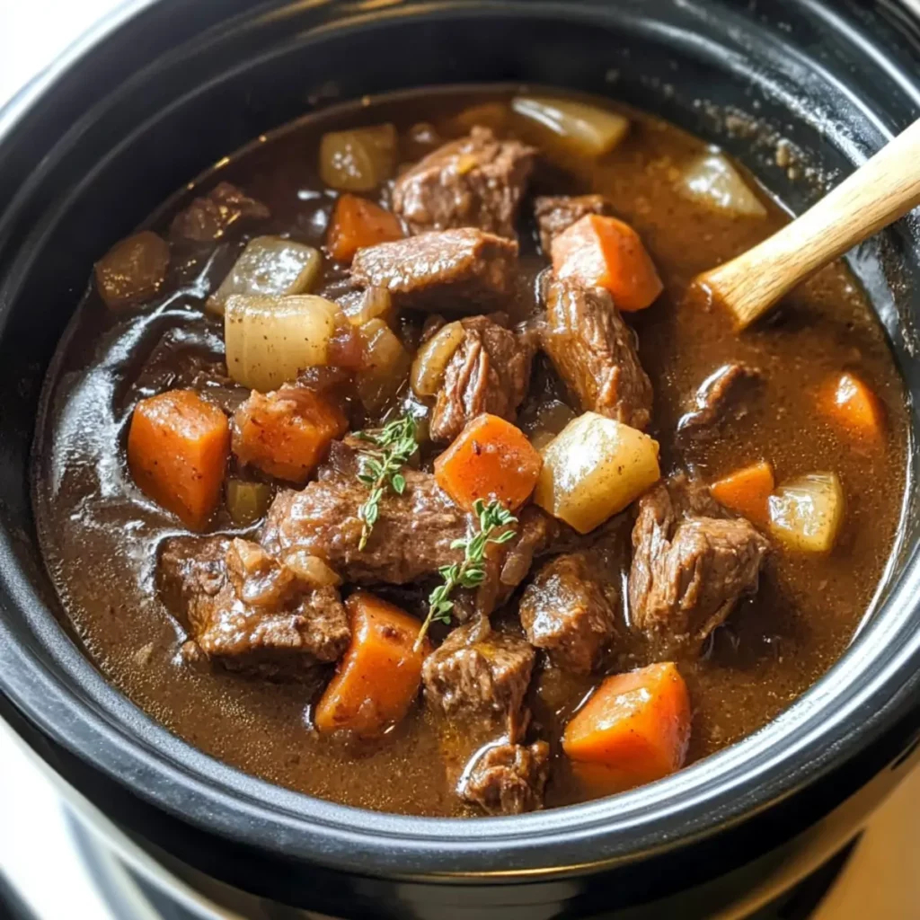 Slow Cooker Beef Stew With Onion Soup Mix