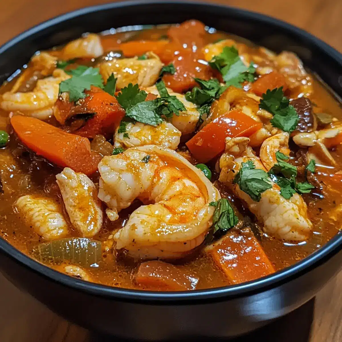 Crockpot Thai Seafood Stew