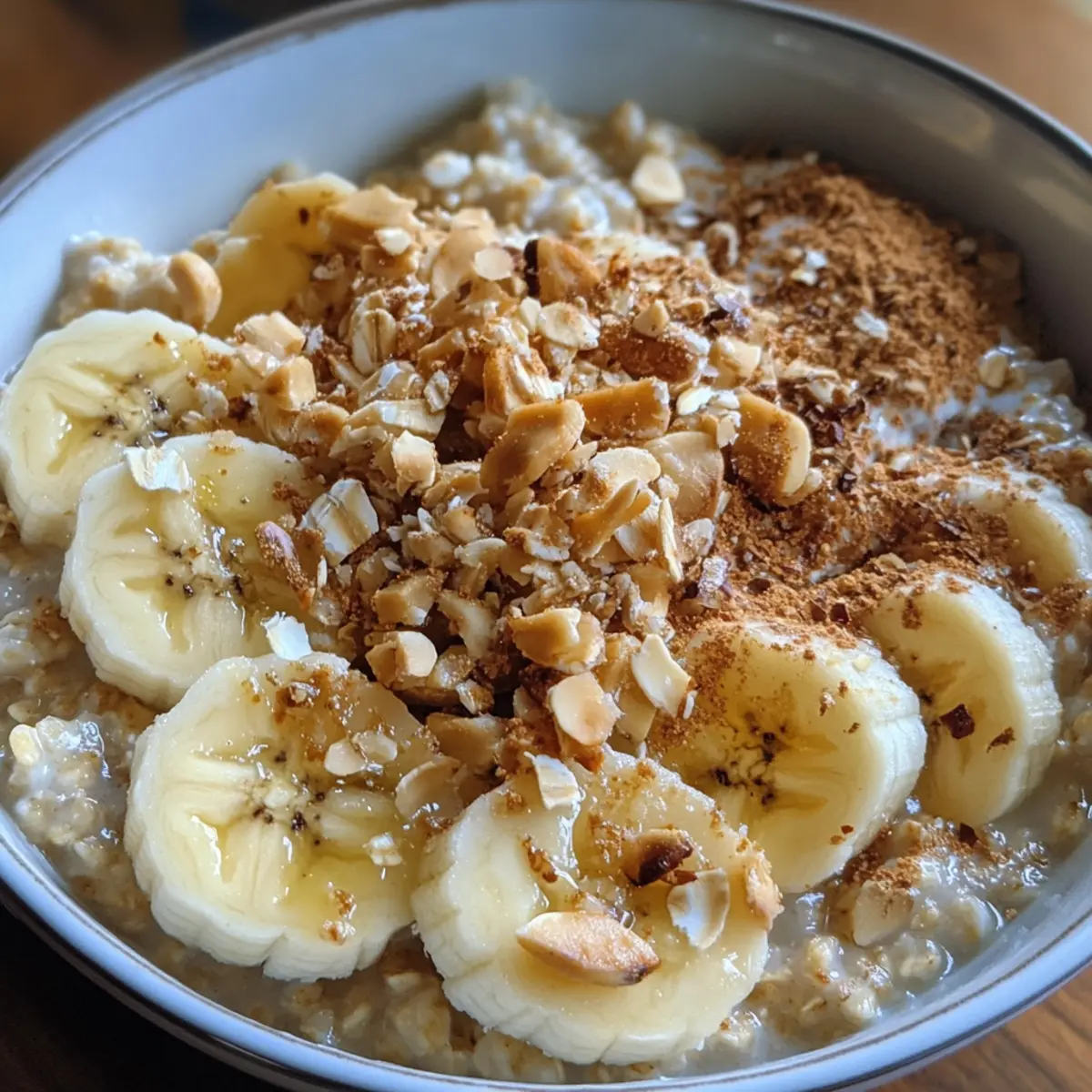 Thai Banana Oat Breakfast Bowl