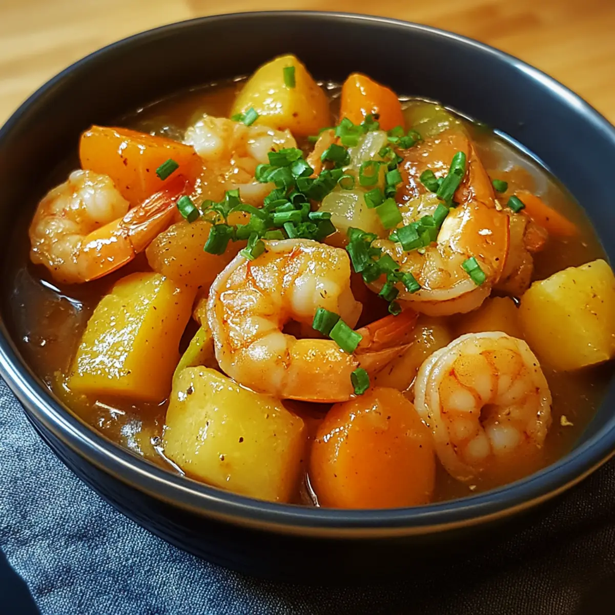 Crockpot Shrimp Ginger Stew