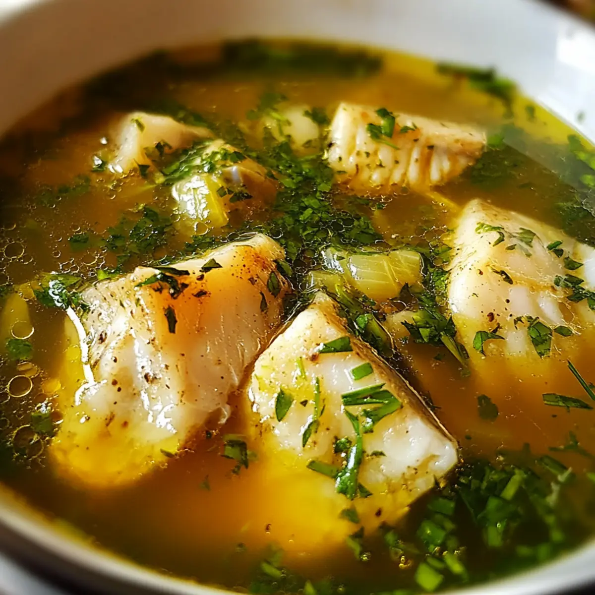 Clear Herb Fish Soup